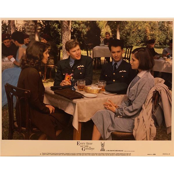 Every Time We Say Goodbye 1986 original vintage lobby card