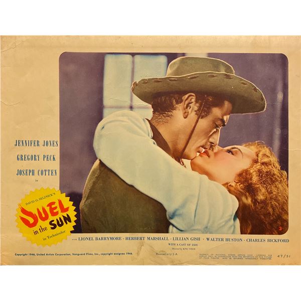 Duel in the Sun 1947 original vintage lobby card