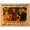 Image 1 : Dreamboat 1952 original vintage lobby card