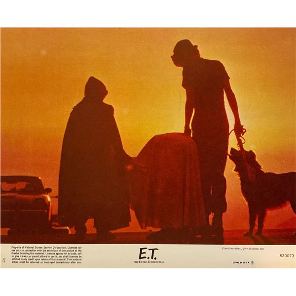 E.T. the Extra-Terrestrial 1982 original vintage lobby card