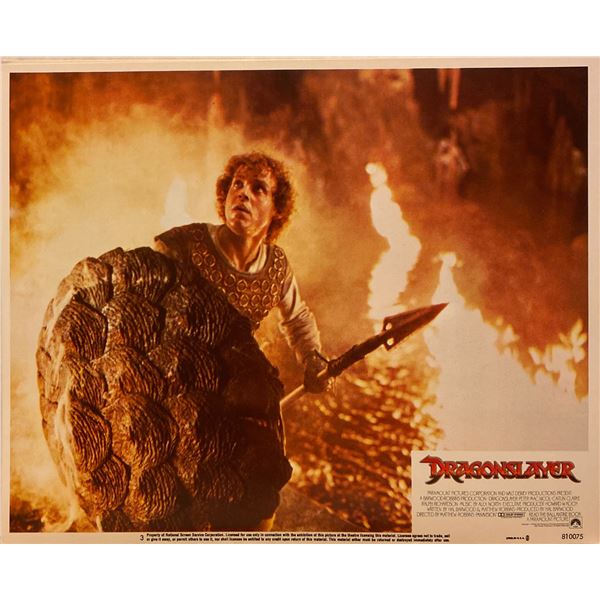 Dragonslayer 1981 original vintage lobby card