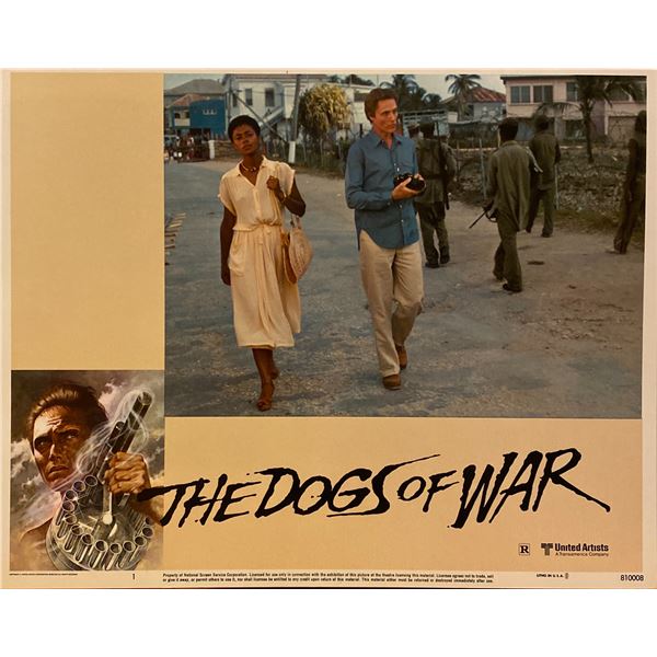 The Dogs of War 1981 original vintage lobby card