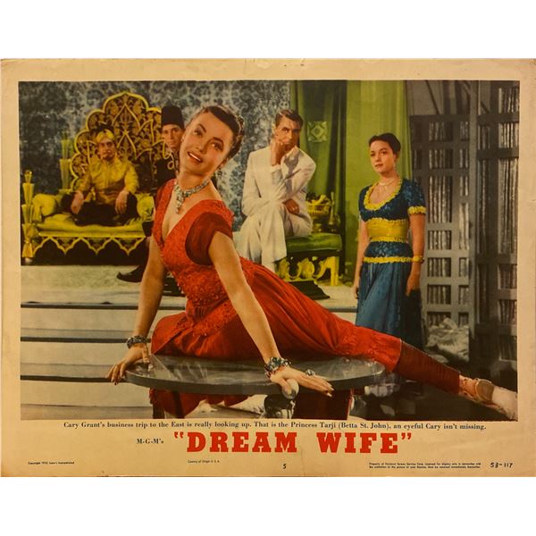 Dream Wife 1953 original vintage lobby card