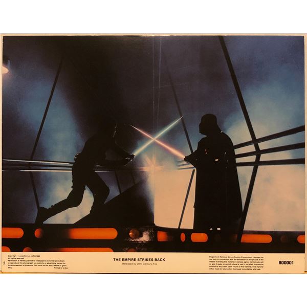 Star Wars: The Empire Strikes Back 1980 original vintage lobby card
