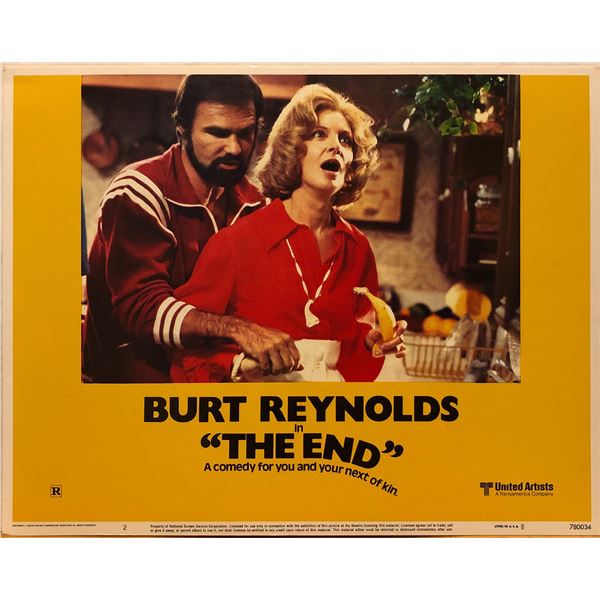 The End 1978 original vintage lobby card