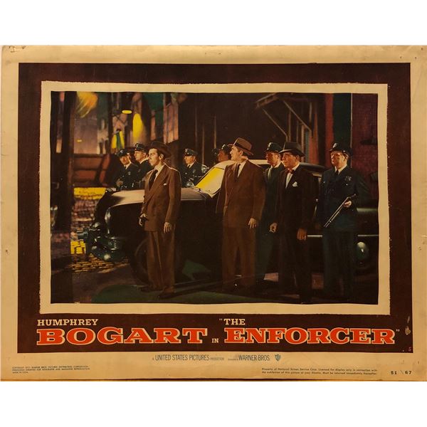 The Enforcer 1951 original vintage lobby card