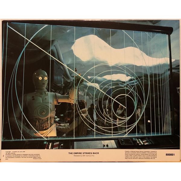 Star Wars: The Empire Strikes Back 1980 original vintage lobby card