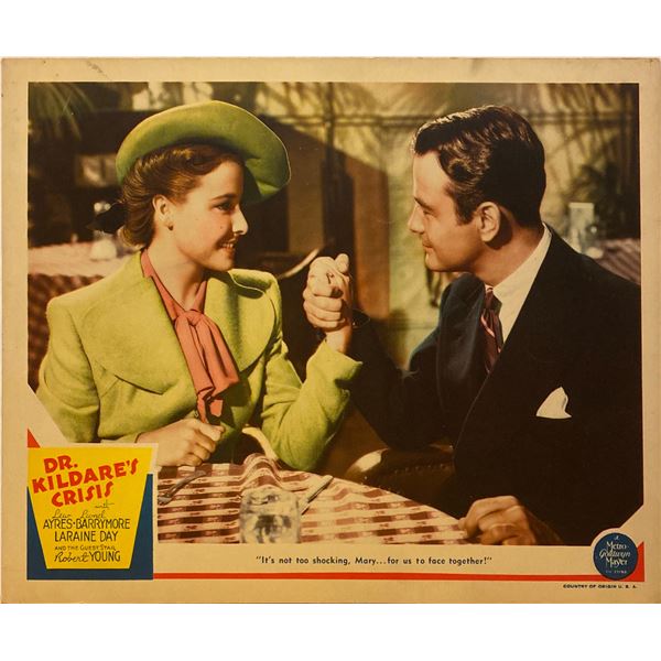 Dr. Kildare's Crisis 1940 original vintage lobby card