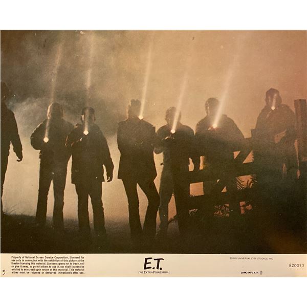 E.T. the Extra-Terrestrial 1982 original vintage lobby card
