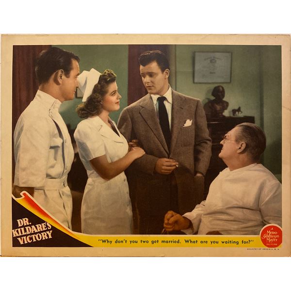 Dr. Kildare's Victory 1942 original vintage lobby card