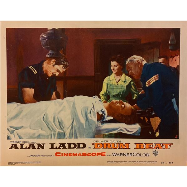 Drum Beat 1954 original vintage lobby card