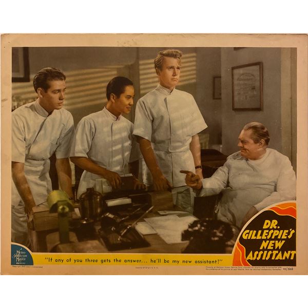 Dr. Gillespie's New Assistant 1942 original vintage lobby card