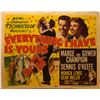 Image 1 : Everything I Have Is Yours Title 1952 original vintage lobby card