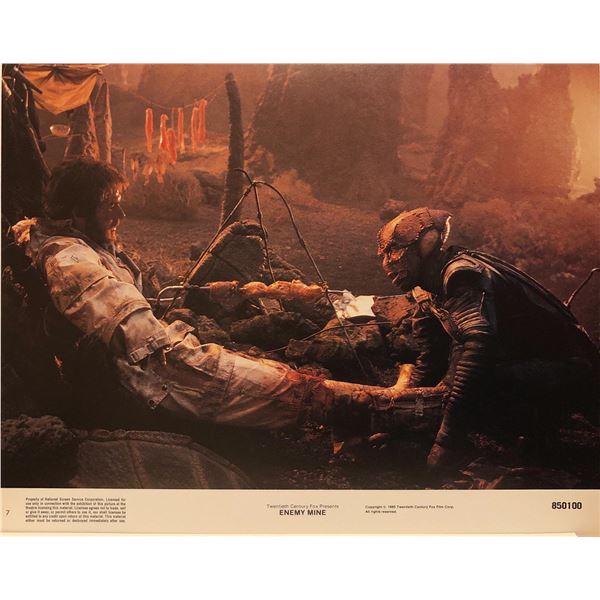 Enemy Mine 1985 original vintage lobby card