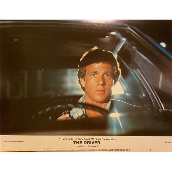 The Driver 1978 original vintage lobby card