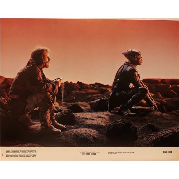 Enemy Mine 1985 original vintage lobby card
