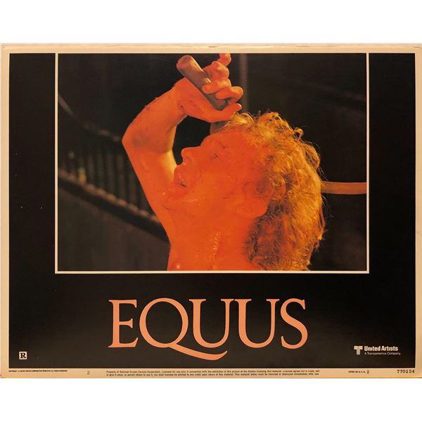 Equus 1977 original vintage lobby card