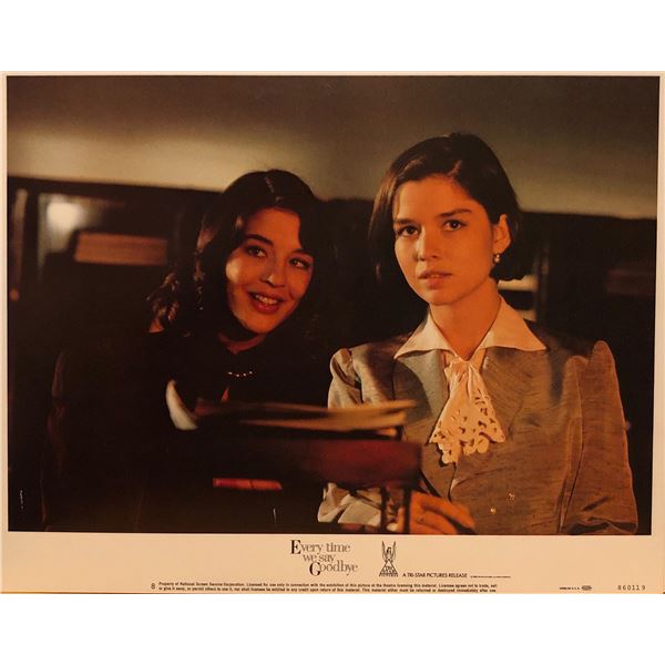 Every Time We Say Goodbye 1986 original vintage lobby card