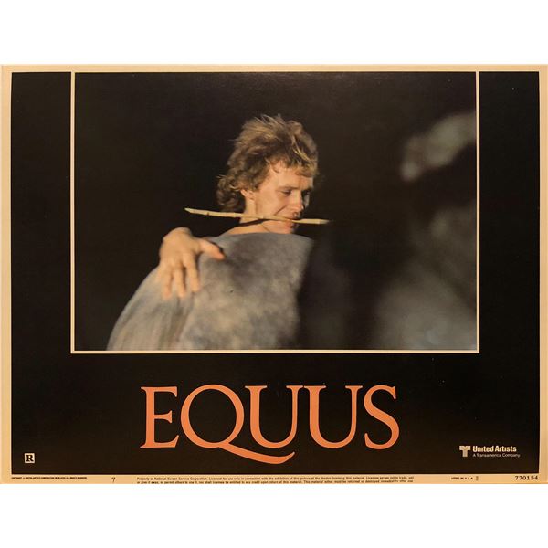 Equus 1977 original vintage lobby card
