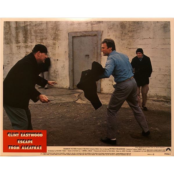Escape From Alcatraz 1979 original vintage lobby card
