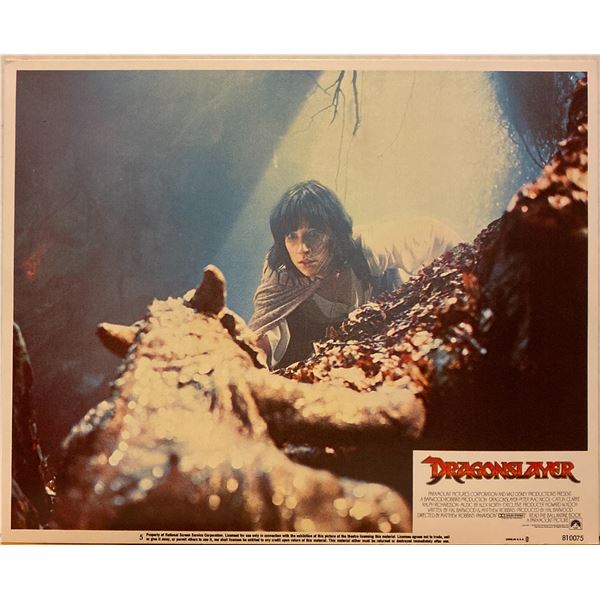 Dragonslayer 1981 original vintage lobby card