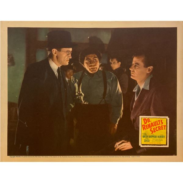 Dr. Renault's Secret 1942 original vintage lobby card