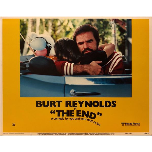 The End 1978 original vintage lobby card