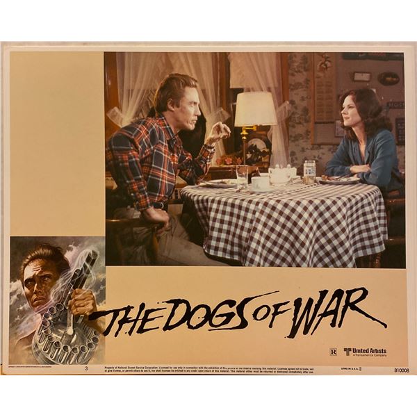 The Dogs of War 1981 original vintage lobby card