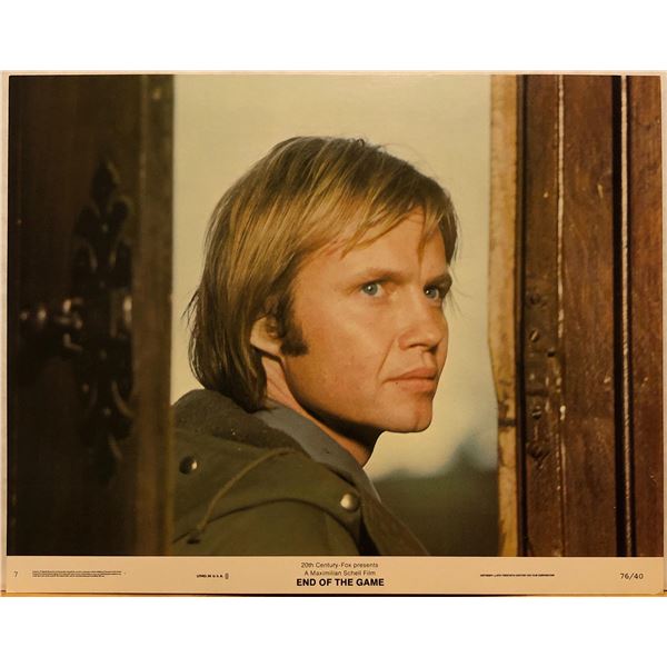 End of the Game 1976 original vintage lobby card