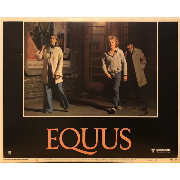 Equus 1977 original vintage lobby card