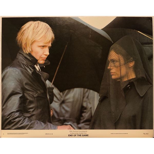 End of the Game 1976 original vintage lobby card