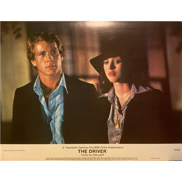 The Driver 1978 original vintage lobby card