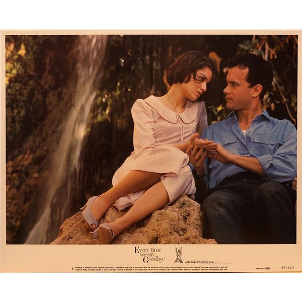 Every Time We Say Goodbye 1986 original vintage lobby card