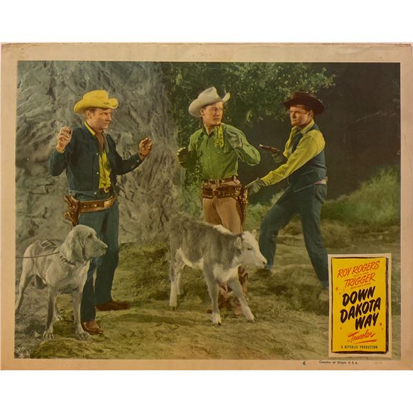 Down Dakota Way 1949 original vintage lobby card