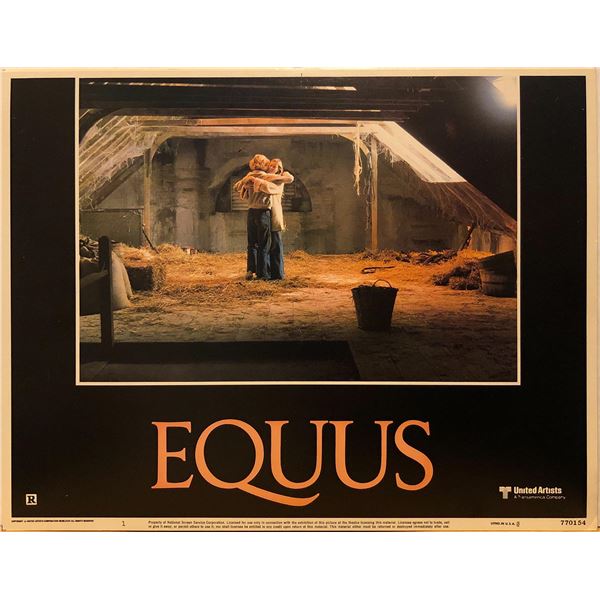 Equus 1977 original vintage lobby card