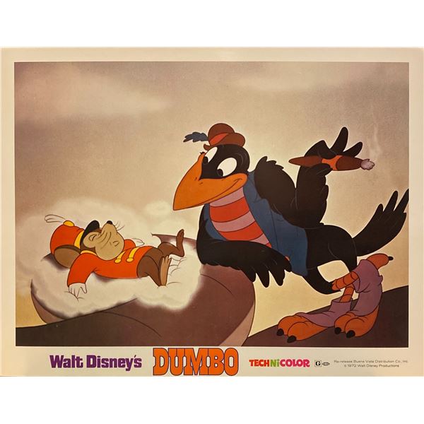 Walt Disney's Dumbo 1972 original vintage lobby card