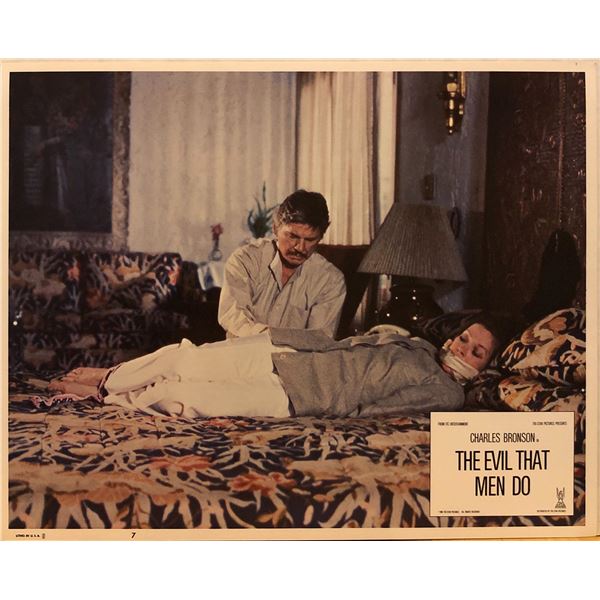 The Evil That Men Do 1984 original vintage lobby card