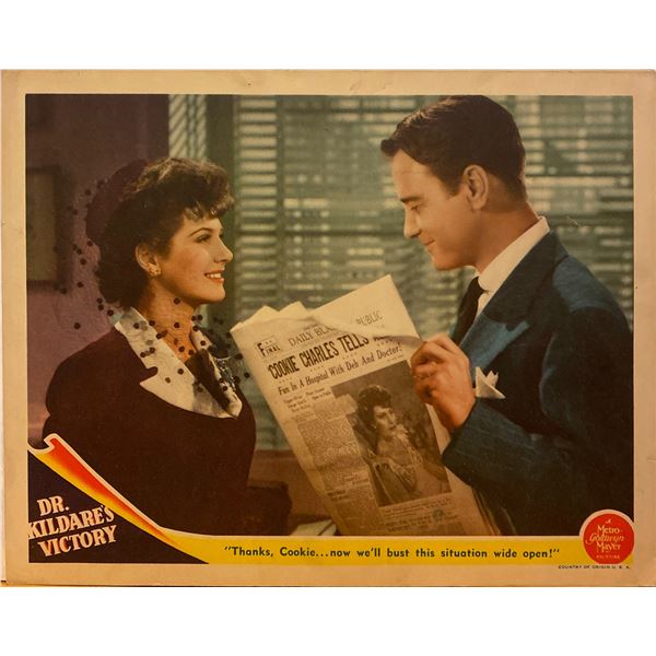 Dr. Kildare's Victory 1942 original vintage lobby card