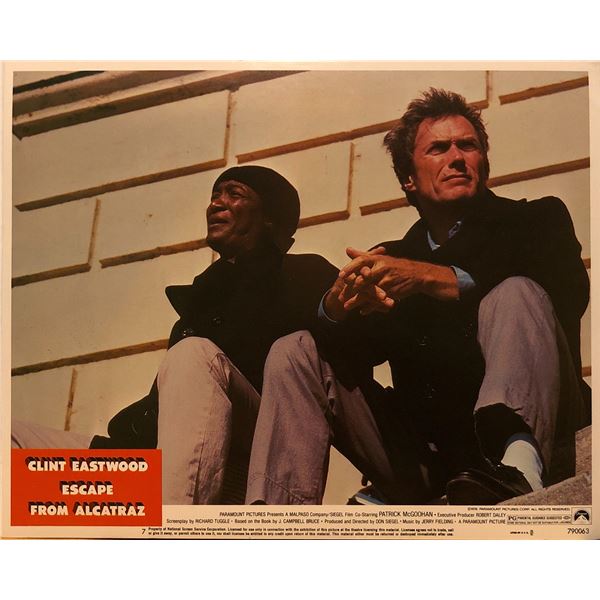 Escape From Alcatraz 1979 original vintage lobby card