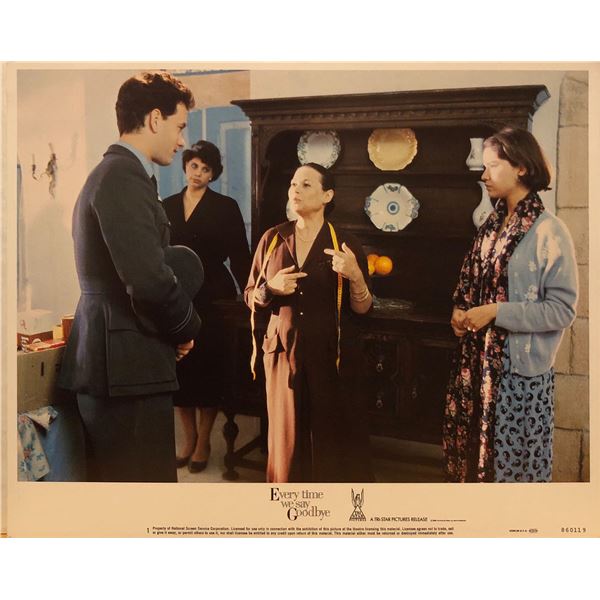 Every Time We Say Goodbye 1986 original vintage lobby card