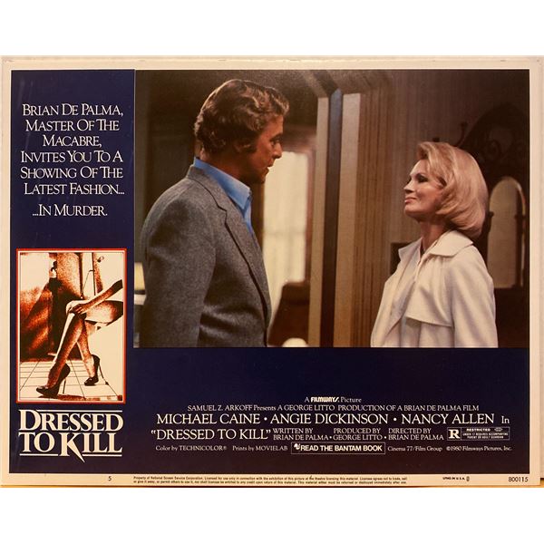 Dressed to Kill 1980 original vintage lobby card