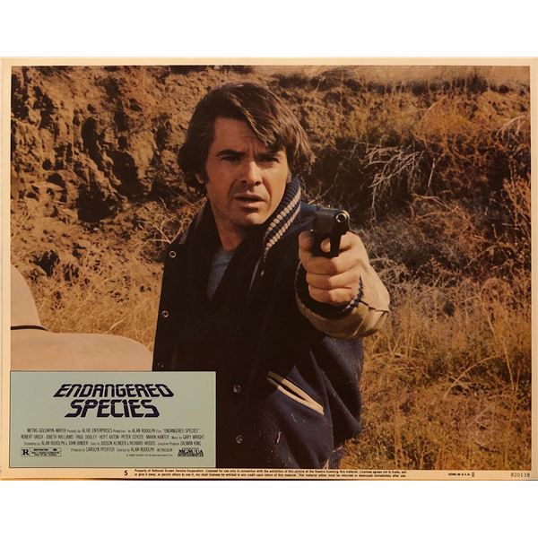 Endangered Species 1982 original vintage lobby card