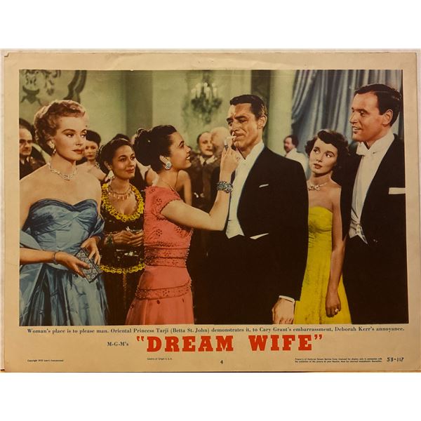 Dream Wife 1953 original vintage lobby card