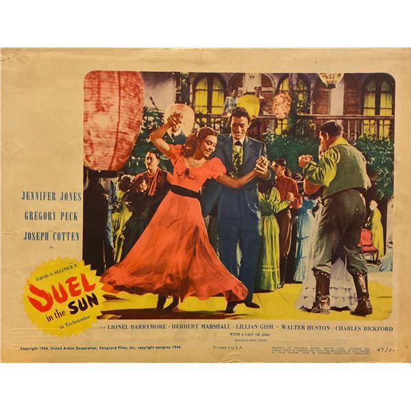 Duel in the Sun 1947 original vintage lobby card