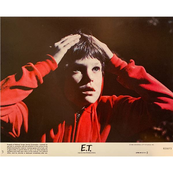 E.T. the Extra-Terrestrial 1982 original vintage lobby card
