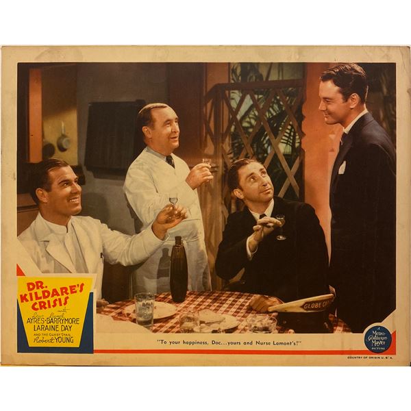 Dr. Kildare's Crisis 1940 original vintage lobby card