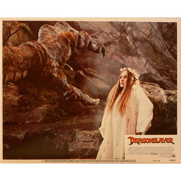 Dragonslayer 1981 original vintage lobby card