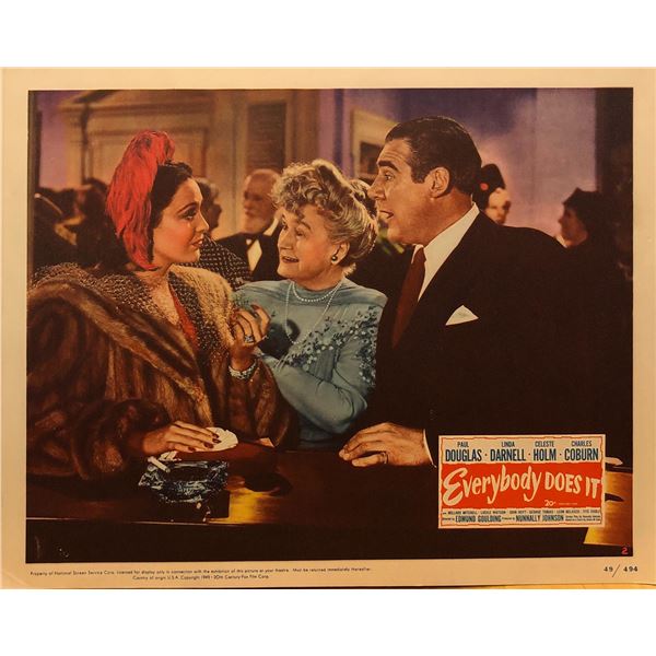Everybody Does It 1949 original vintage lobby card