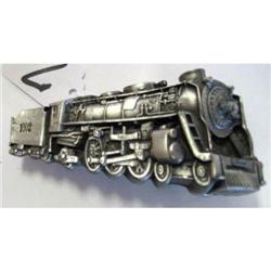 Bergmanot Brass Work Railroad Belt Buckle