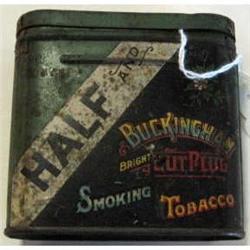 BUCKINGHAN BRIGHT Cut Plug Tobacco Tin